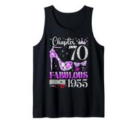 Chapter 70 Fabulous Since 1955 70Th Birthday Women Ladies Tank Top