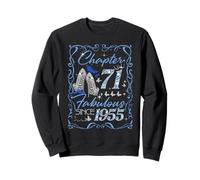 Chapter 71 Fabulous EST 1955 71st Birthday Queen Diamond Sweatshirt