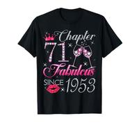 Chapter 71 Fabulous Since 1953 71st Birthday Gift For Women T-Shirt