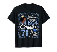 Chapter 71 Fabulous Since 1954 71st Diamond Birthday Queen T-Shirt