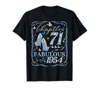 Chapter 71 Fabulous Since 1954 71st Diamond Birthday Queen T-Shirt