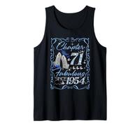 Chapter 71 Fabulous Since 1954 71st Diamond Birthday Queen Tank Top