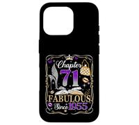 Chapter 71 Fabulous Since 1955 High Heel 71st Birthday Women Case for iPhone 16 Pro