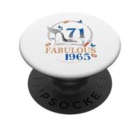 Chapter 71 Fabulous Since 1955 High Heel 71st Birthday Women PopSockets Adhesive PopGrip