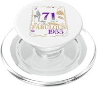 Chapter 71 Fabulous Since 1955 High Heel 71st Birthday Women PopSockets PopGrip for MagSafe