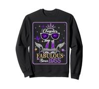 Chapter 71 Fabulous Since 1955 High Heel 71st Birthday Women Sweatshirt