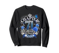 Chapter 71 Fabulous Since 1955 Roses 71st Birthday Women Sweatshirt