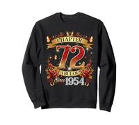 Chapter 72 Fabulous Since 1954 72nd Birthday Women Girls Sweatshirt