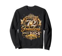 Chapter 72 Fabulous Since 1954 72nd Birthday Women Girls Sweatshirt