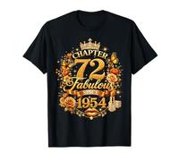 Chapter 72 Fabulous Since 1954 72nd Birthday Women Girls T-Shirt