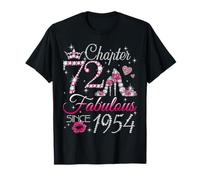 Chapter 72 Fabulous Since 1954 72nd Birthday Women Girls T-Shirt