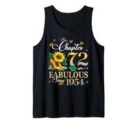 Chapter 72 Fabulous Since 1954 72nd Birthday Women Girls Tank Top