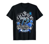 Chapter 72 Fabulous Since 1954 Roses 72nd Birthday Women T-Shirt