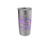 Chapter 73 Fabulous Since 1952 73rd Diamond Birthday Queen Stainless Steel Insulated Tumbler