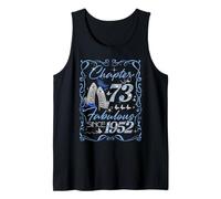 Chapter 73 Fabulous Since 1952 73rd Diamond Birthday Queen Tank Top
