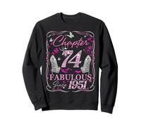 Chapter 74 Fabulous Since 1951 74th Diamond Birthday Queen Sweatshirt