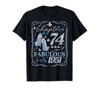 Chapter 74 Fabulous Since 1951 74th Diamond Birthday Queen T-Shirt