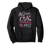 Chapter 74 Fabulous Since 1952 74th Birthday Women Girls Pullover Hoodie