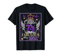 Chapter 74 Fabulous Since 1952 74th Birthday Women Girls T-Shirt