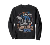 Chapter 74 Fabulous Since 1952 High Heel 74th Birthday Women Sweatshirt