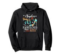 Chapter 76 Fabulous Since 1950 76th Birthday Women Girls Pullover Hoodie