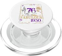 Chapter 76 Fabulous Since 1950 High Heel 76th Birthday Women PopSockets PopGrip for MagSafe