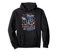 Chapter 76 Fabulous Since 1950 High Heel 76th Birthday Women Pullover Hoodie