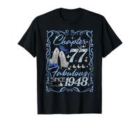 Chapter 77 Fabulous Since 1948 77th Diamond Birthday Queen T-Shirt