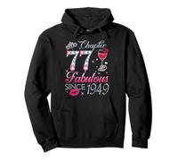 Chapter 77 Fabulous Since 1949 77Th Birthday Gift For Women Pullover Hoodie