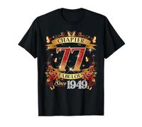 Chapter 77 Fabulous Since 1949 77th Birthday Women Girls T-Shirt