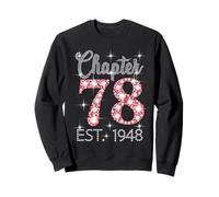 Chapter 78 EST 1948 Happy 78Th Birthday Girl Men Women Sweatshirt