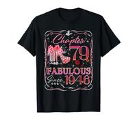 Chapter 79 Fabulous Since 1946 Diamond Heels 79th Birthday T-Shirt