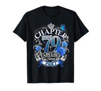 Chapter 79 Fabulous Since 1947 Roses 79th Birthday Women T-Shirt