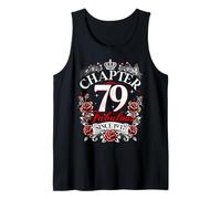 Chapter 79 Fabulous Since 1947 Roses 79th Birthday Women Tank Top