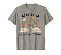 Chapter 80 A Literary Milestone 80th Birthday Book Lovers T-Shirt