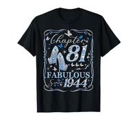 Chapter 81 Fabulous Since 1944 81st Diamond Birthday Queen T-Shirt