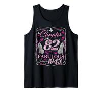 Chapter 82 Fabulous Since 1943 82nd Diamond Birthday Queen Tank Top