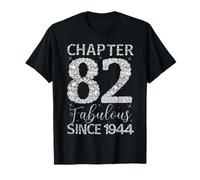 Chapter 82 Fabulous Since 1944 Happy 82nd Birthday Girl Lady T-Shirt