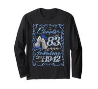 Chapter 83 Fabulous Since 1942 83rd Diamond Birthday Queen Long Sleeve T-Shirt