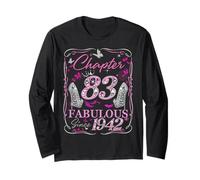 Chapter 83 Fabulous Since 1942 83rd Diamond Birthday Queen Long Sleeve T-Shirt