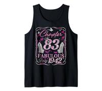 Chapter 83 Fabulous Since 1942 83rd Diamond Birthday Queen Tank Top