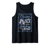 Chapter 83 Fabulous Since 1942 83rd Diamond Birthday Queen Tank Top