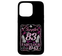 Chapter 83 Fabulous Since 1943 High Heel 83rd Birthday Women Case for iPhone 15 Pro Max