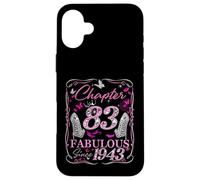 Chapter 83 Fabulous Since 1943 High Heel 83rd Birthday Women Case for iPhone 16 Plus
