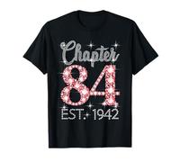 Chapter 84 EST 1942 Happy 84th Birthday Girl Men Women T-Shirt