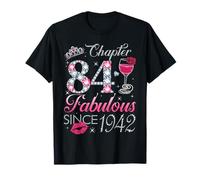 Chapter 84 Fabulous Since 1942 84th Birthday Gift for Women T-Shirt