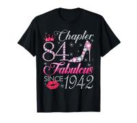 Chapter 84 Fabulous Since 1942 84th Birthday Gift for Women T-Shirt