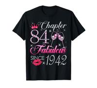 Chapter 84 Fabulous Since 1942 84th Birthday Gift for Women T-Shirt