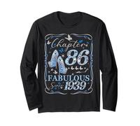 Chapter 86 Fabulous Since 1939 86th Diamond Birthday Queen Long Sleeve T-Shirt