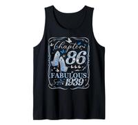 Chapter 86 Fabulous Since 1939 86th Diamond Birthday Queen Tank Top